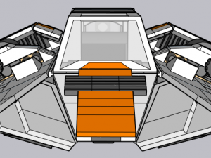 Lego Snowspeeder Modello 3D