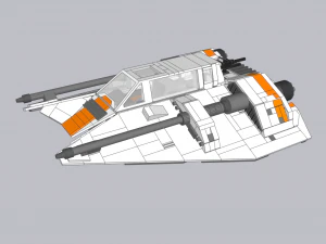 Лего Сноспидер 3D Модель