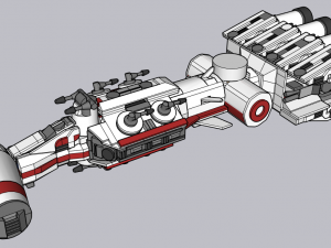 Lego Tantive IV Model 3D