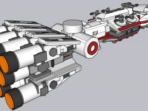 Lego Tantive IV Model 3D