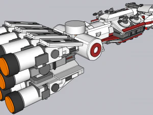 Lego Tantive IV 3D Model