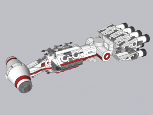 Lego Tantive IV Model 3D