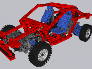 Lego Technic Car Modelo 3D