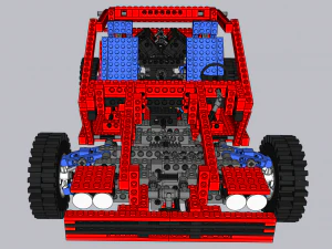Lego Technic Car 3D Model