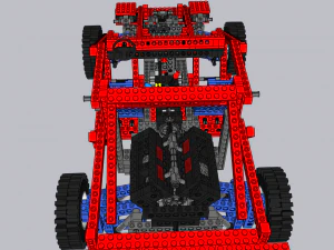 Lego Technic Car 3D Model