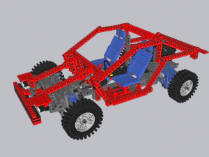 Samoch&oacute;d Lego Technic Model 3D
