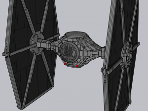 Lego Tie Fighter 3Dモデル