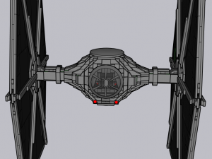 Lego Tie Fighter 3Dモデル