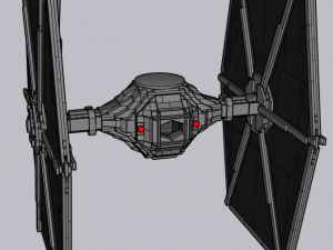 Lego Tie Fighter 3Dモデル
