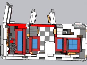 Lego Volkswagen 1960 Modèle 3D