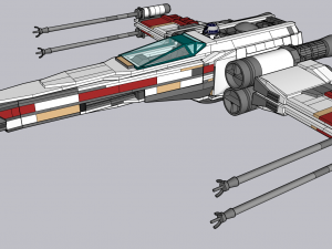 Lego X-Wing UCS 3Dモデル