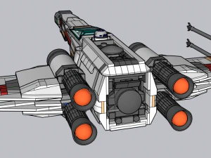 Lego X-Wing UCS 3D Model