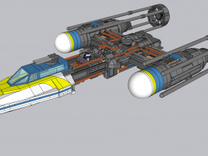 Lego Y-Wing UCS 3Dモデル