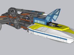 Lego Y-Wing UCS 3Dモデル