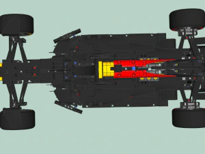 Lego F1 2022 Car 3D Model