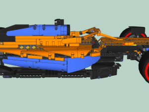 Lego F1 2022 McLaren 3D Model