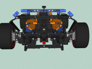 Лего F1 2022 Макларен 3D Модель
