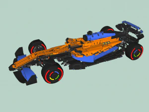 Лего F1 2022 Макларен 3D Модель