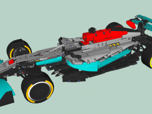 Lego F1 2022 Mercedes Modèle 3D