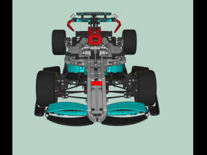 Lego F1 2022 Mercedes Modèle 3D
