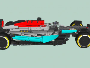 Lego F1 2022 Mercedes 3D Model
