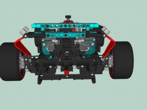 Lego F1 2022 Mercedes 3D Model