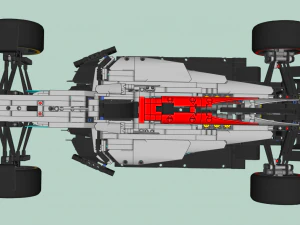 Lego F1 2022 Mercedes 3D Model