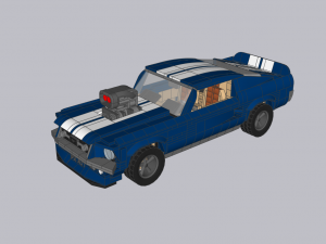 Lego Mustang 1967 Sport 3D Model