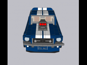 Lego Mustang 1967 Sport 3D Model