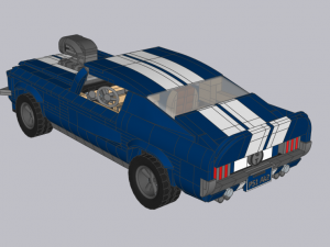 Lego Mustang 1967 Sport 3D Model