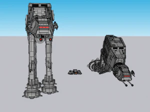 Lego AT-AT UCS 3D Model