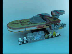 Lego Luke Speeder UCS 3D Model