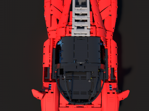 Lego Ferrari Daytona Sp3 3D Model