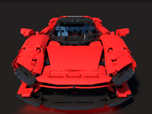 Lego Ferrari Daytona Sp3 3D Model