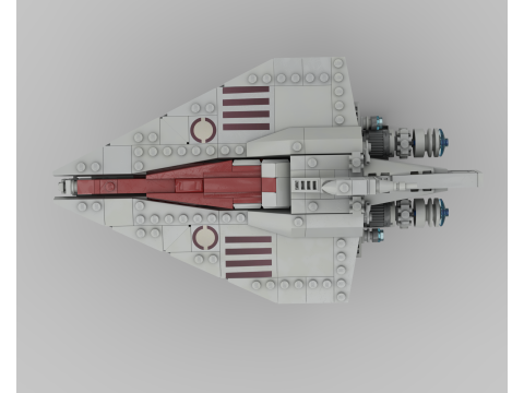 Lego Star Wars Acclamator 75404 3D Model