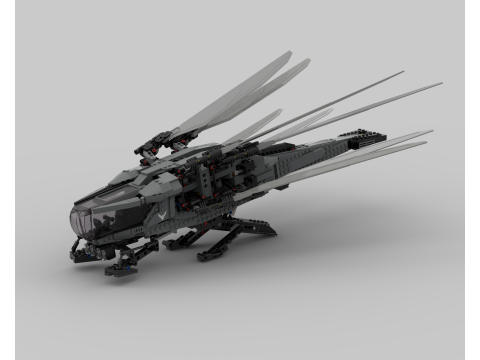 Lego Dune Atreides Royal Ornithopter 10327 3D Model