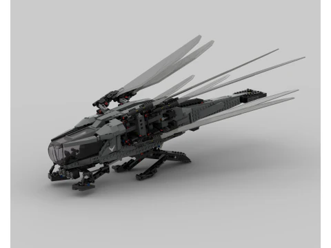 Королівський орнітоптер Dune Atreides Lego 10327 3D Модель