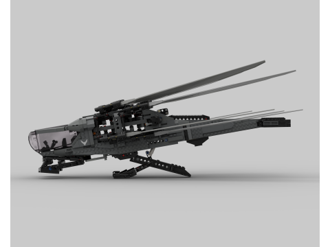 Lego Dune Atreides Royal Ornithopter 10327 3D Модель