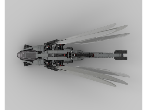 Lego Dune Atreides Royal Ornithopter 10327 3D Модель