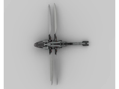 Королівський орнітоптер Dune Atreides Lego 10327 3D Модель