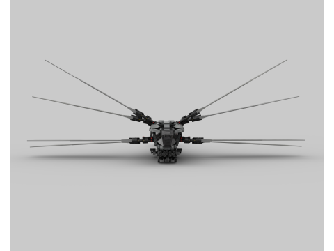 Lego Dune Atreides Royal Ornithopter 10327 Model 3D