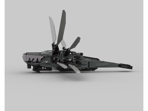 Lego Dune Atreides Royal Ornithopter 10327 Model 3D
