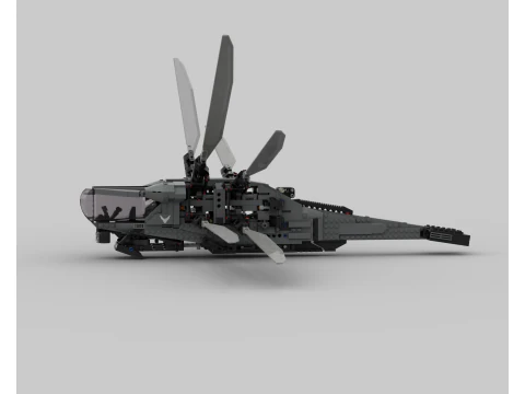 Королівський орнітоптер Dune Atreides Lego 10327 3D Модель