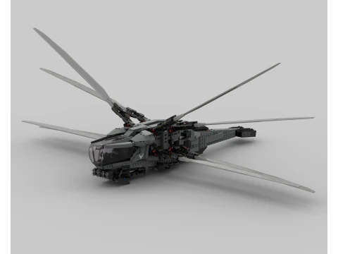 Королівський орнітоптер Dune Atreides Lego 10327 3D Модель