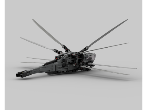 Lego Dune Atreides Royal Ornithopter 10327 Model 3D