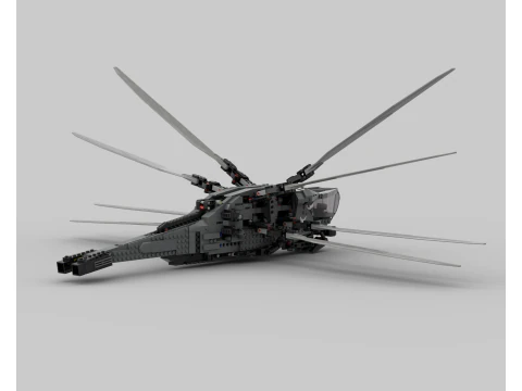 Королівський орнітоптер Dune Atreides Lego 10327 3D Модель