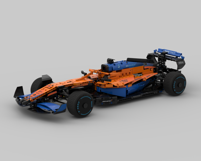 Lego Technic Mclaren F1 2022 42141 3D Модель .c4d .max .obj .3ds .fbx .stl .blend 