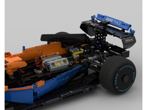 Lego Technic Mclaren F1 2022 42141 3D Модель