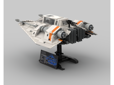 Lego Star Wars Snowspeeder 75144 3D Model