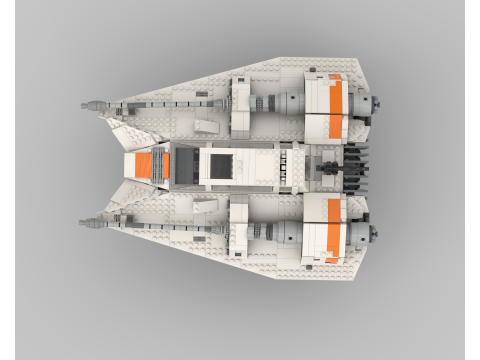 Lego Star Wars Snowspeeder 75144 3D Model